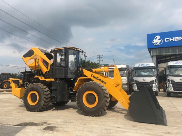 Cấu tạo máy xúc lật