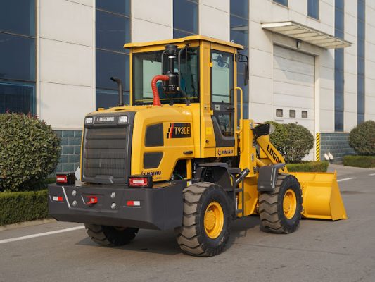 giá máy xúc mini bánh lốp