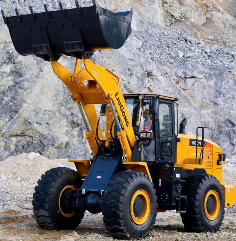 xe xúc lật chạy điện liugong